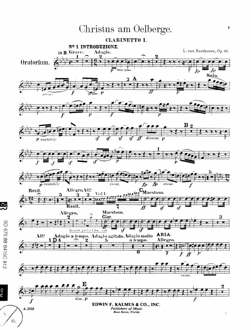 Clarinet 1, 2 (B)