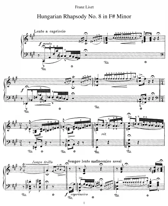Complete Score (S.244/8)
