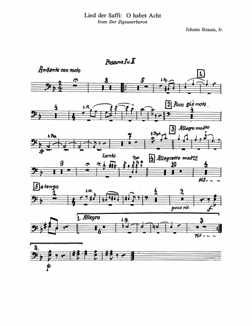 Trombone 1/2, 3