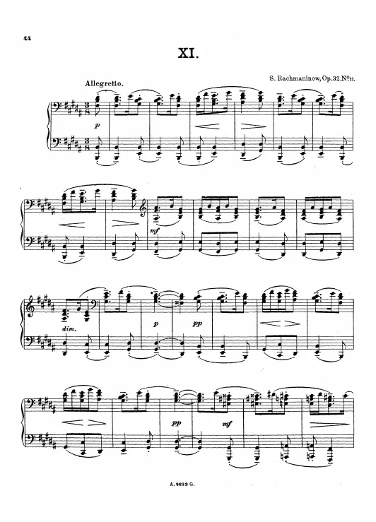 11. Allegretto