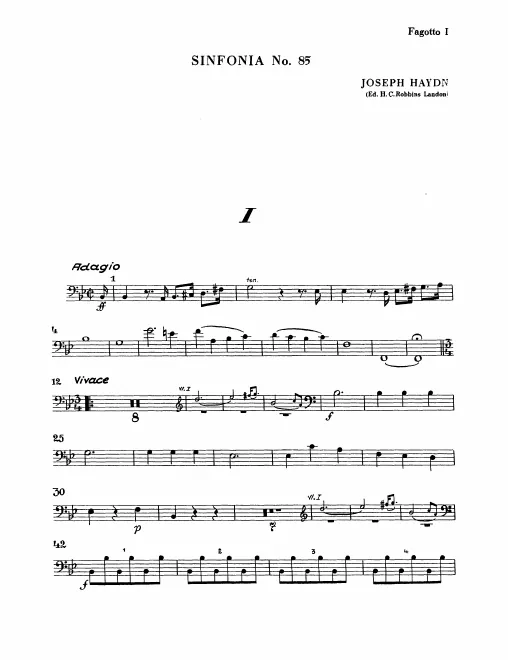 Bassoon 1, 2