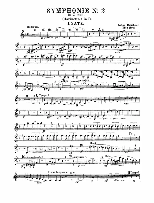 Clarinet 1, 2 (B)