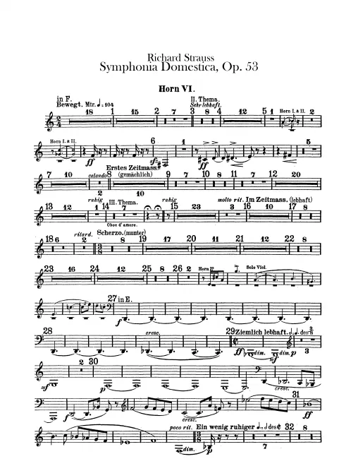 Horn 6 (F)