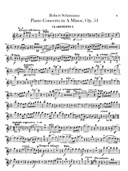 Clarinet 1, 2 (A)
