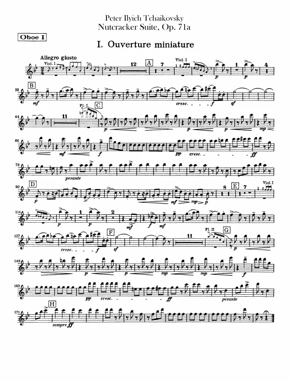 Oboe 1, 2, English Horn