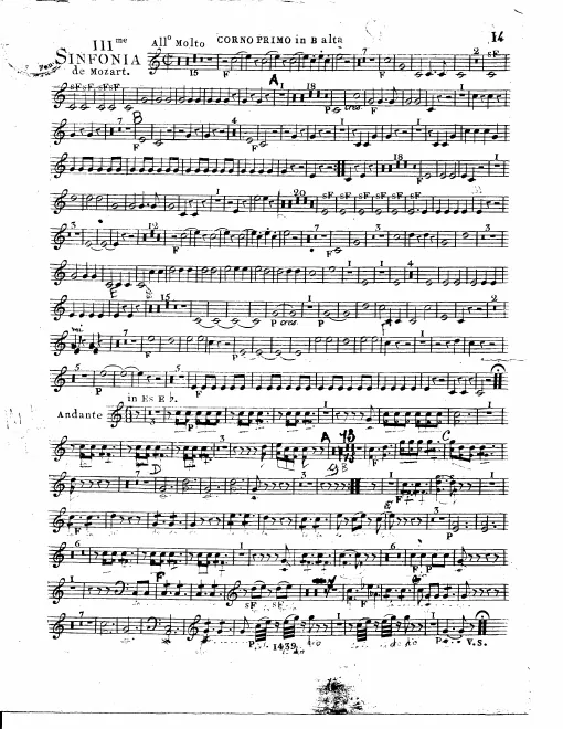 Horn 1 (B alto/E/G), 2 (G/E)