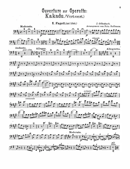 Bassoon 1, 2