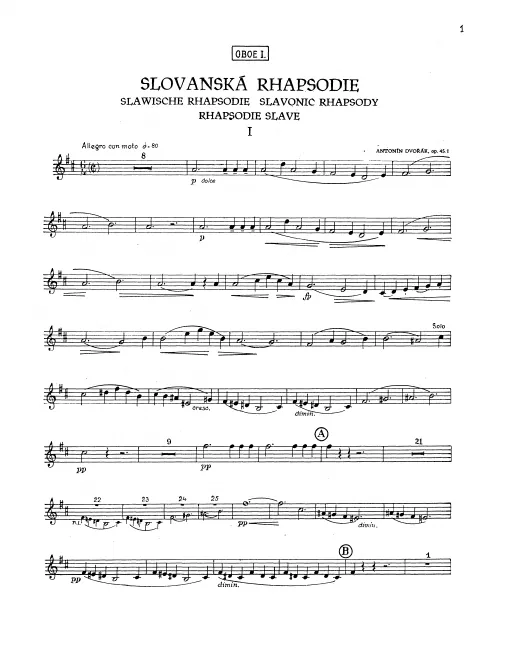 Oboe 1, 2