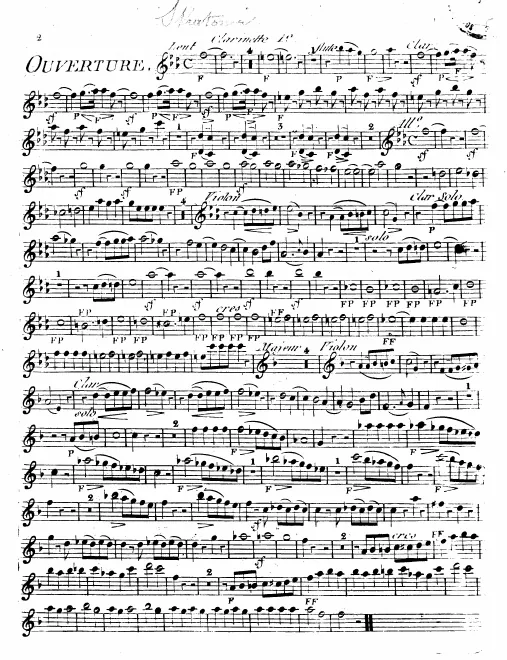 Clarinet 1, 2 (C)