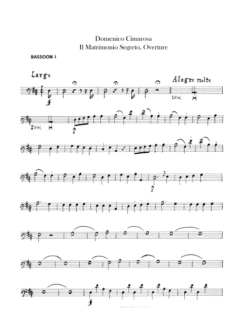 Bassoon 1, 2