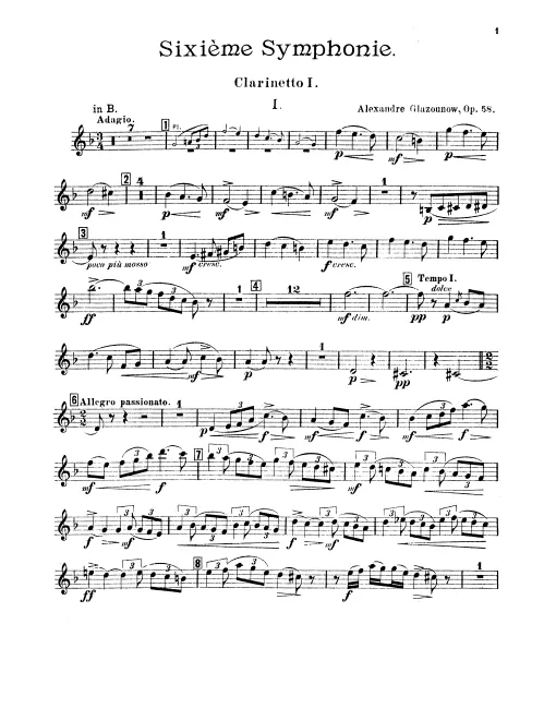 Clarinet 1, 2, 3 (B/A)