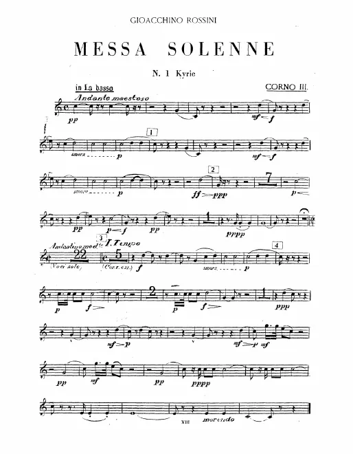 Horn 3 (A basso, C)