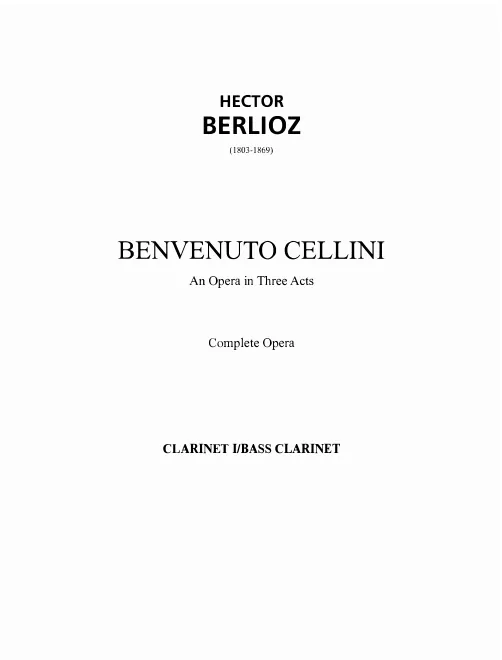 Clarinet 1/Bass Clarinet (B)