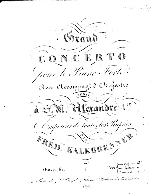Piano solo (with orchestral cues)