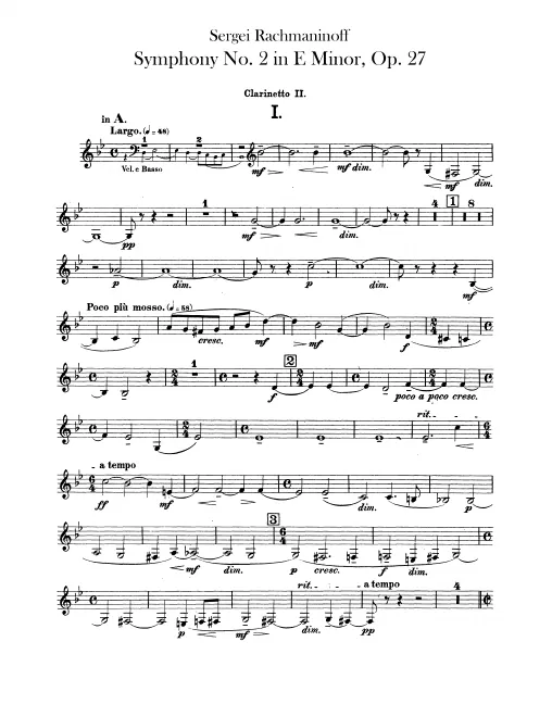 Clarinet 2 (A/B)