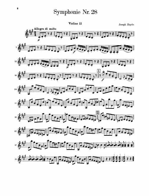 Violins II