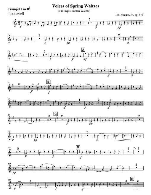 Trumpets 1, 2 (B, transposed)
