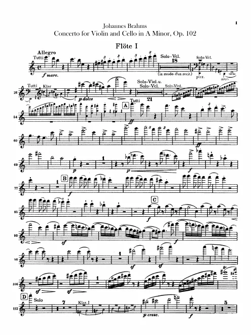 Flute 1, 2