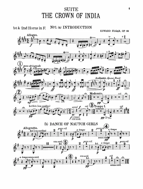 Horn 1/2, 3/4 (F)