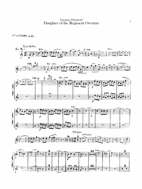 Horn 1/2 (E), 3/4 (B)