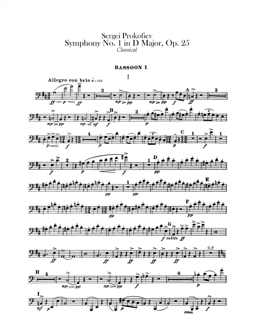 Bassoon 1, 2