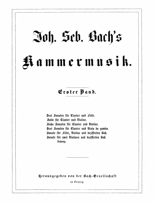 9. Kammermusik (Band 1)