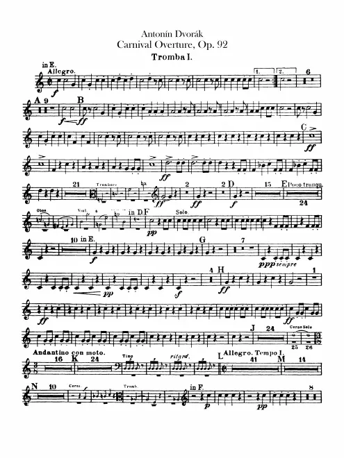 Trumpet 1, 2 (E, D)