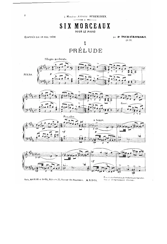 1. Prélude (Allegro moderato)