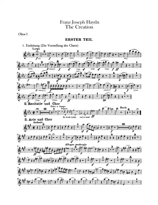 Oboe 1, 2