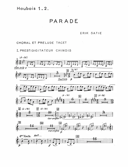 Oboe 1/2, English Horn