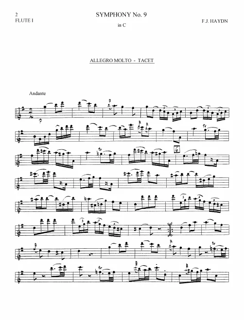 Flute 1, 2
