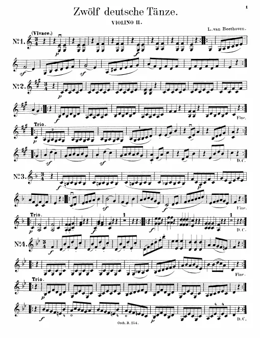 Violins II