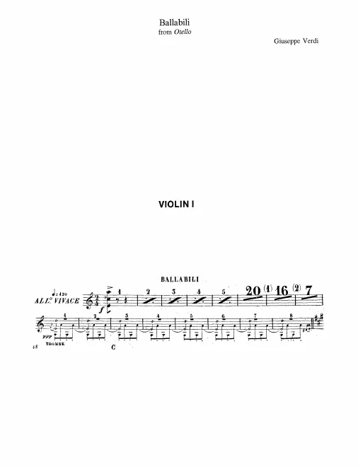 Violins I