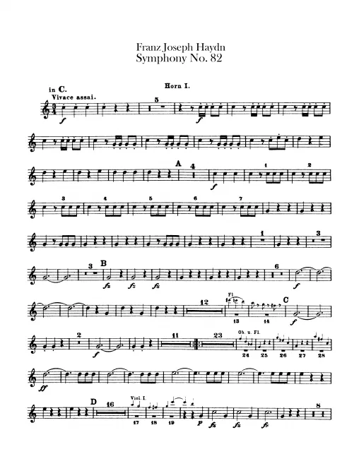 Horn 1, 2 (C/F)