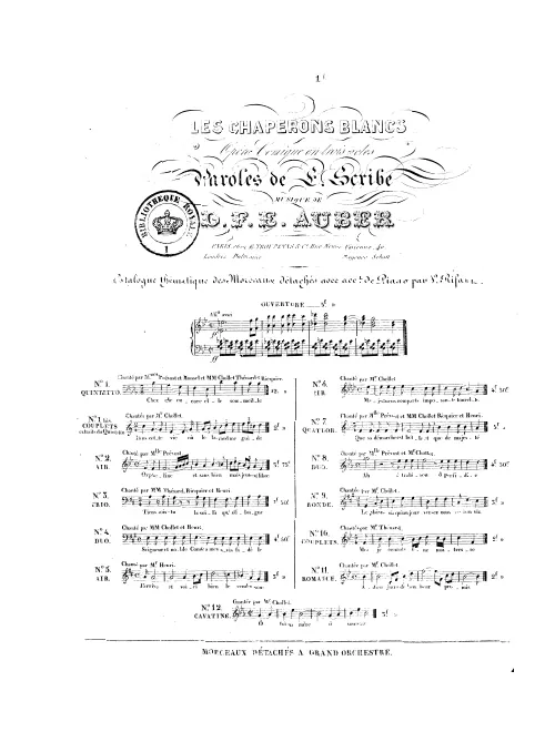No.11, Romance: "Adieu, jours de bonheur" (Act III, No.12b)