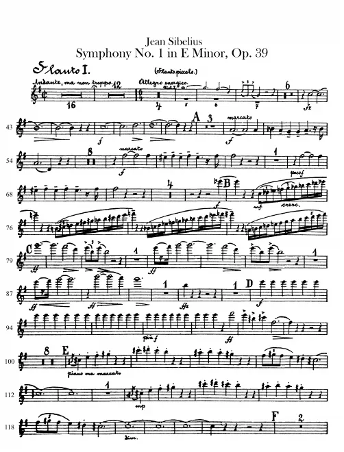 Flute/Piccolo 1, 2