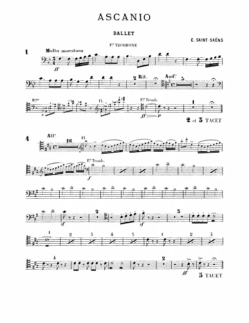 Trombone 1, 2, 3, Tuba