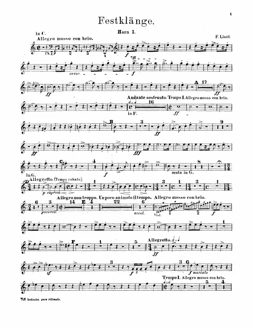Horn 1 (C/D/F/G)