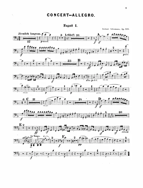 Bassoon 1, 2