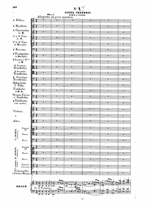 VI. Judex crederis (Hymne et Prière) VII. Marche pour la presentation des drapeaux