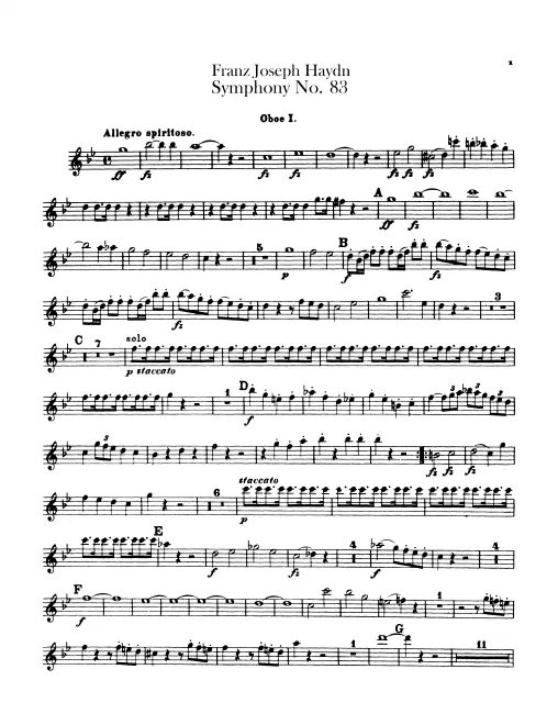 Oboe 1, 2