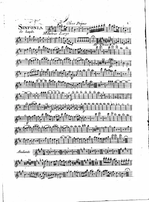 Oboe 1, 2