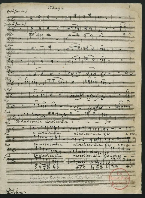 Complete Score (No.4: Et misericordias eius only)