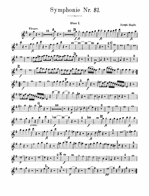 Oboe 1, 2