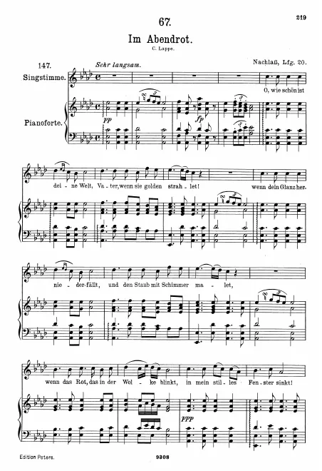 Complete Score (Original / High Voice, )