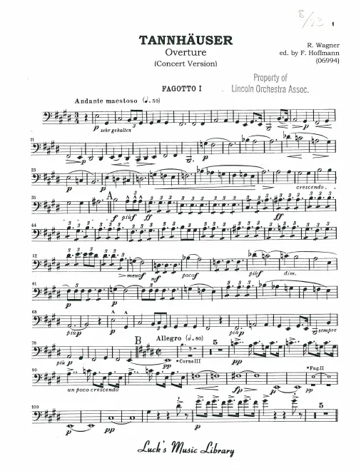 Bassoon 1, 2