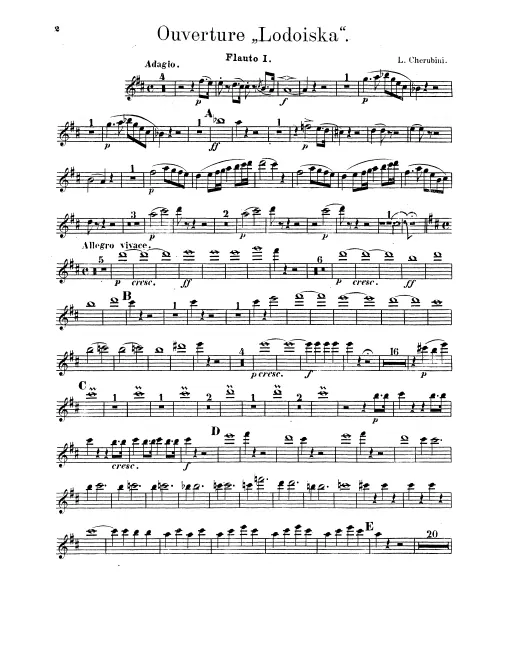 Flute 1, 2
