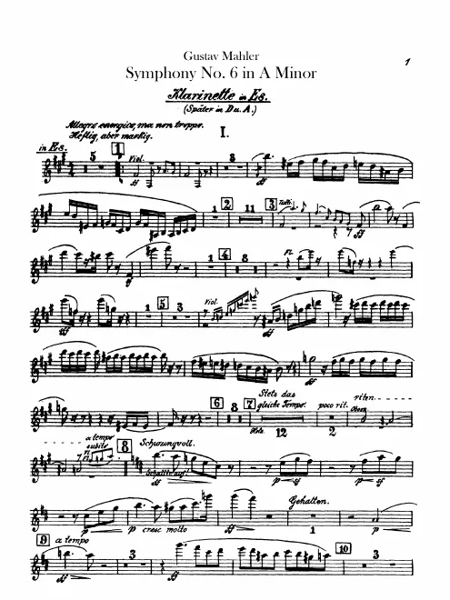 Clarinet 4 (A)/Piccolo Clarinet (D/E)