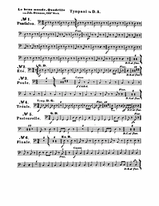 Timpani/Bass Drum, Snare Drum