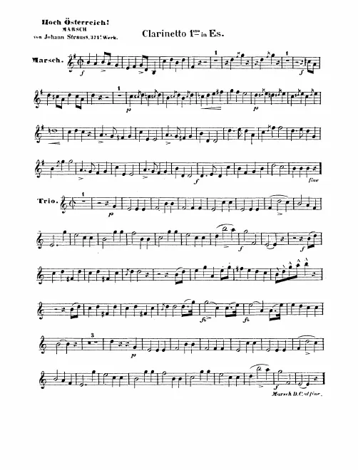 Clarinet 1 (E), 2 (B)